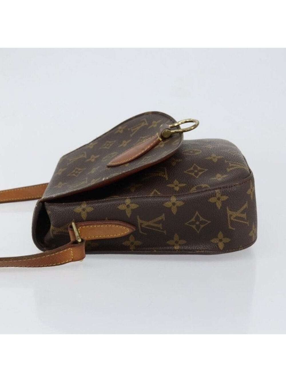 Authentic LOUIS VUITTON Monogram Saint Cloud GM Shoulder Bag M51242 LV - Picture 12 of 16